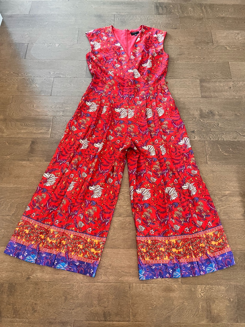 Tahari ASL: Women’s Wide Leg Sleeveless Jumpsuit Size 12 / Great Colors!